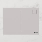 Typografie-Herzen retten die Daten dünn Foto Postkarte (Rückseite)