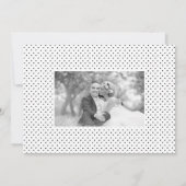 Typografie Hochzeit Danke, 8 Foto Collage Dankeskarte (Rückseite)