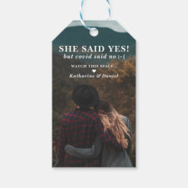 Typografie Hochzeit Geschenkanhänger