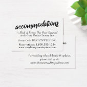 Typografie Hochzeiträume Beilagen Karten (Schreibtisch)