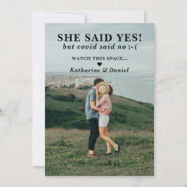 Typografie Hochzeitspause Save the Date