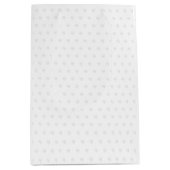 Typografie-Hundserie minimalistischer Tierspass Mittlere Geschenktüte (Vorderseite)