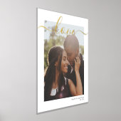 Typografie Ihrer Personalisierten Liebe in Foto un Foliendrucke (Ablage )