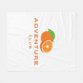 Typografie Illustration Logo Kunstwerk Fleecedecke (Vorderseite (Horizontal))