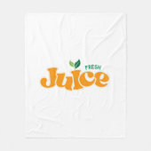 Typografie Illustration Logo Kunstwerk Fleecedecke (Vorderseite)