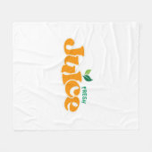 Typografie Illustration Logo Kunstwerk Fleecedecke (Vorderseite (Horizontal))