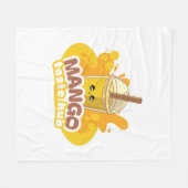 Typografie-Illustration-Logo-Kunstwerk Fleecedecke (Vorderseite (Horizontal))