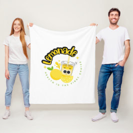 Typografie Illustration Logo Kunstwerk Fleecedecke