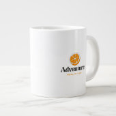Typografie Illustrationskunstwerk Jumbo-Tasse (Vorderseite Rechts)