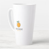 Typografie-Illustrationskunstwerk Milchtasse (Linke Ecke)