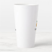 Typografie-Illustrationskunstwerk Milchtasse (Vorderseite)
