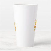 Typografie-Illustrationskunstwerk Milchtasse (Vorderseite)