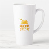 Typografie-Illustrationskunstwerk Milchtasse (Rechts)