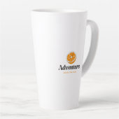 Typografie-Illustrationskunstwerk Milchtasse (Rechte Ecke)