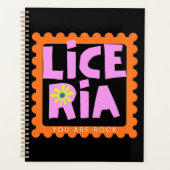 Typografie-Illustrationskunstwerk Planer (Vorderseite)