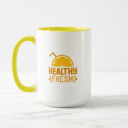 Typografie-Illustrationskunstwerk Tasse (Links)