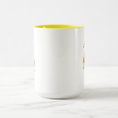 Typografie-Illustrationskunstwerk Tasse (Zentrum)