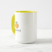 Typografie Illustrationskunstwerk Tasse (Vorderseite Links)