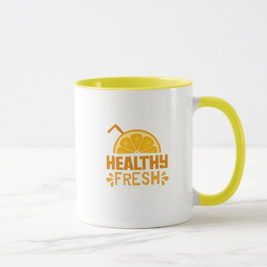 Typografie Illustrationskunstwerk Tasse (Rechts)