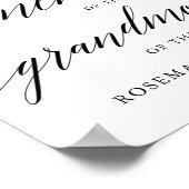 Typografie im Gedächtnisdenkmal Poster (Ecke)