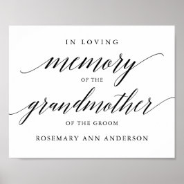 Typografie im Gedächtnisdenkmal Poster