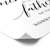 Typografie im Gedächtnisdenkmal Poster (Ecke)