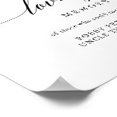 Typografie im Gedächtnisdenkmal Poster (Ecke)