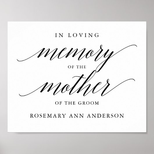 Typografie im Gedächtnisdenkmal Poster (Vorne)