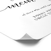 Typografie im Gedächtnisdenkmal Poster (Ecke)