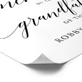 Typografie im Gedächtnisdenkmal Poster (Ecke)