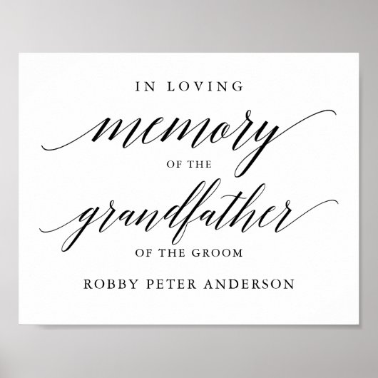 Typografie im Gedächtnisdenkmal Poster (Vorne)