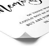 Typografie im Gedächtnisdenkmal Poster (Ecke)