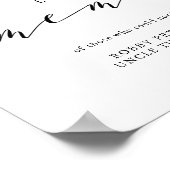 Typografie im Gedächtnisdenkmal Poster (Ecke)