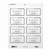 Typografie in Schwarz/Weiß (Vorne)