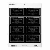 Typografie in Schwarz/Weiß (Vorne)