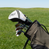 Typografie Initialen Monogramm E+F Golf Headcover (In SItu)