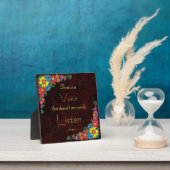 Typografie - Inspirationsartikel von Dichter Rumi Fotoplatte (InSitu)