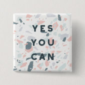 Typografie - Ja, Sie können Button (Vorderseite)