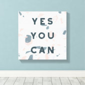 Typografie - Ja, Sie können Leinwanddruck (Insitu (Holzboden))