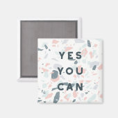 Typografie - Ja, Sie können Magnet (Vorderseite/Rückseite)