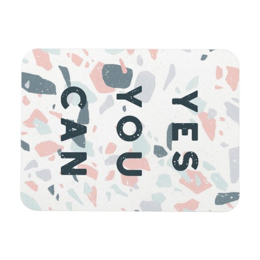 Typografie - Ja, Sie können Magnet (Horizontal)