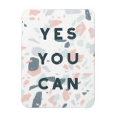 Typografie - Ja, Sie können Magnet (Vertikal)