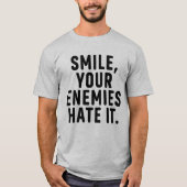 Typografie Joke Sarcastic Funny Sprichwort Cooler  T-Shirt (Vorderseite)