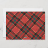 Typografie Karierte FotoCollage Weihnachten (Rückseite)