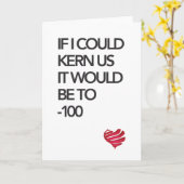 Typografie Karte (Gelbe Blume)