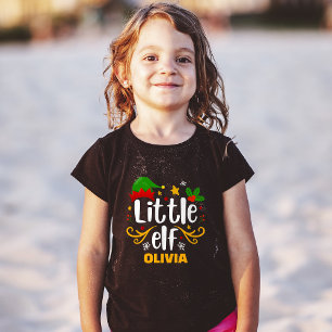 Typografie Kleiner Elf Spaß Familien-Matching T-Shirt