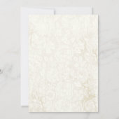 Typografie Kraft Paper Wedding Einladungen (Rückseite)