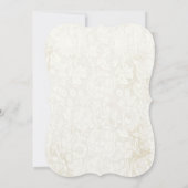 Typografie Kraft Paper Wedding Einladungen (Rückseite)