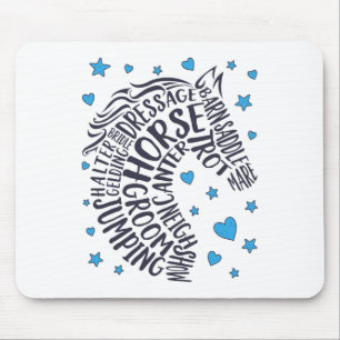 Typografie Kunst, Dichtung und Musik Mousepad