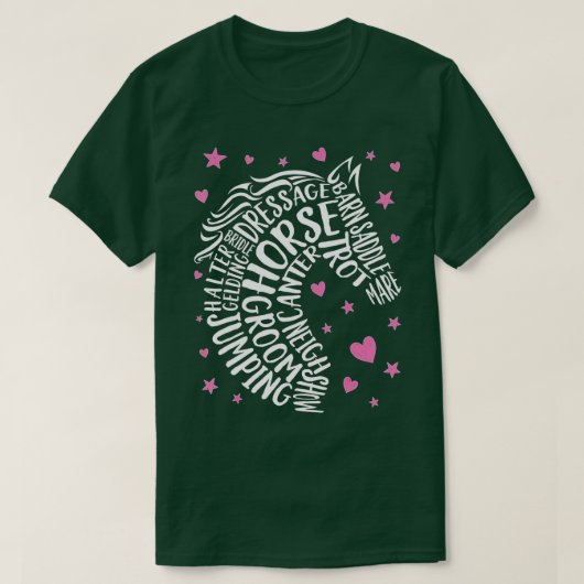 Typografie Kunst, Dichtung und Musik T-Shirt (Design vorne)